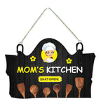 Artvibes Mom's Kitchen Printed MDF Wooden Wall Art For Cafe | Kitchen | Restaurants | Quotes Decor Item | Kitchen Quotes Wall Hanging | Wall Sculpture | Signs & Plaques | Gift Items (WH_3717N)