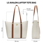Lavie Signature Women's Avalon Laptop Tote Handbag | Fits Upto 15 Inch Laptop | Laptop Bag for Work | Ladies Purse | Stylish Shoulder Bag | Gift For Women