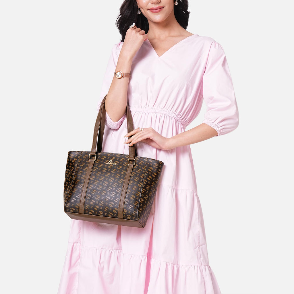 Lavie Women's Betula Tote Handbag | Ladies Purse Handbag | Bag for Women | Rakhi Gift for Sister