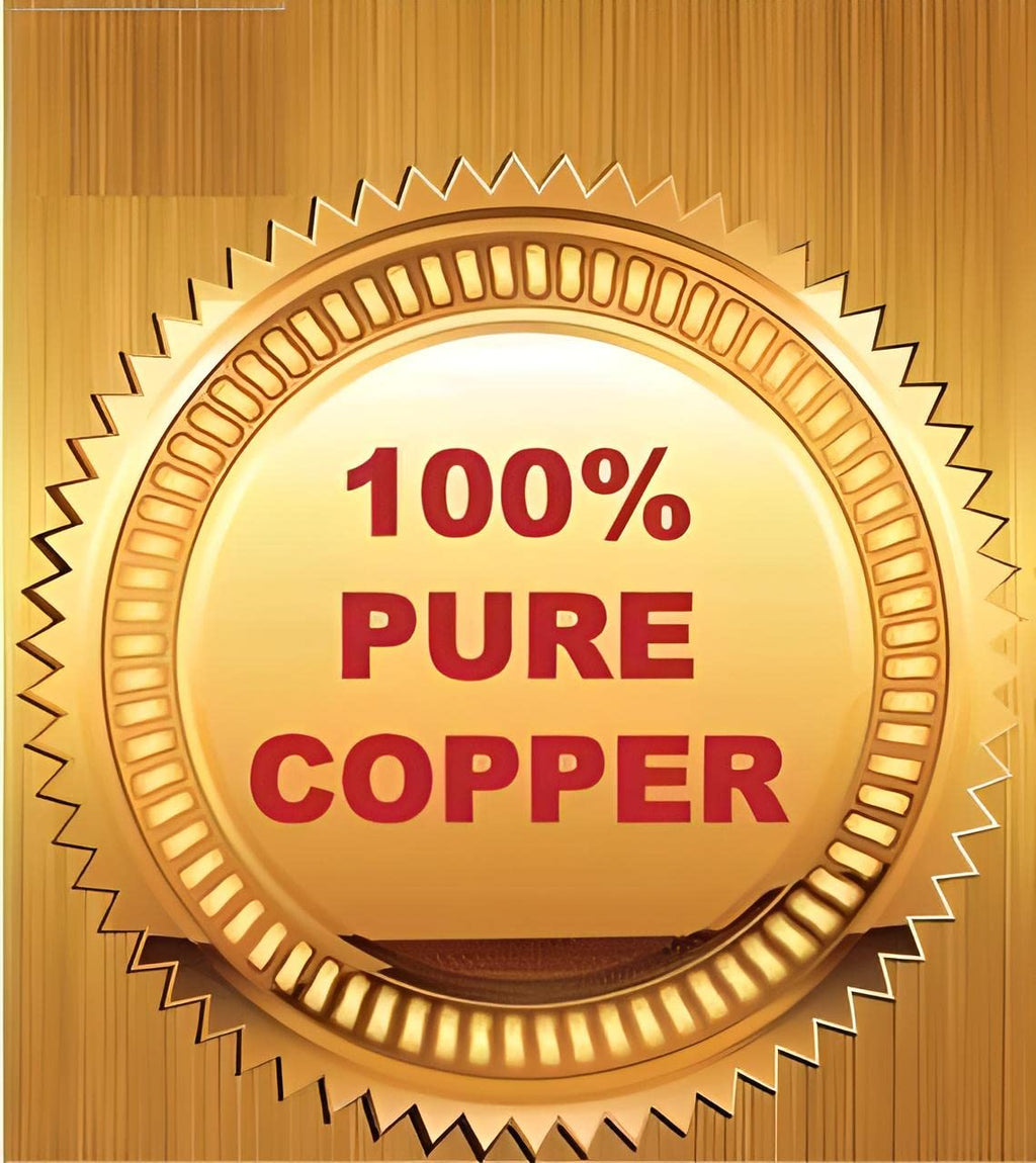 Adoko Pure Copper Tumbler 300ml | 2Pcs Set Handmade Ayurvedic Water Glass | Traditional Copper Utensil for Drinking & Serving