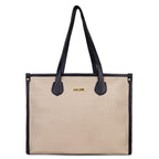 LEGAL BRIBE Crock Style Tote Bag Combo Of 4 (Beige/Black)