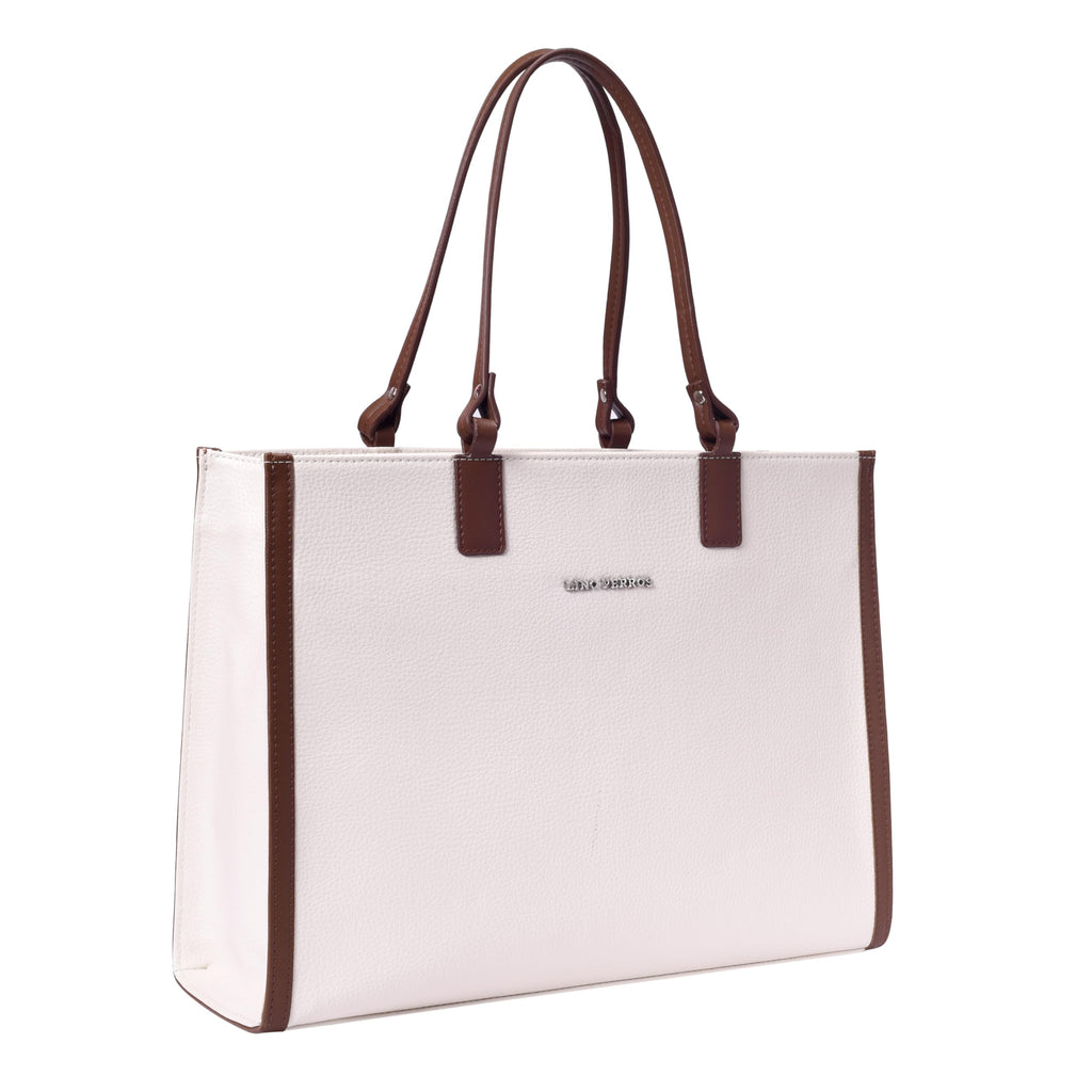 Lino Perros Women Off white Tote Bag