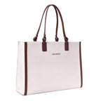 Lino Perros Women Off white Tote Bag