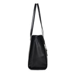 Accessorize London Women's Fabric Rosie Book Black Shoulder Tote Bag (BLACK)