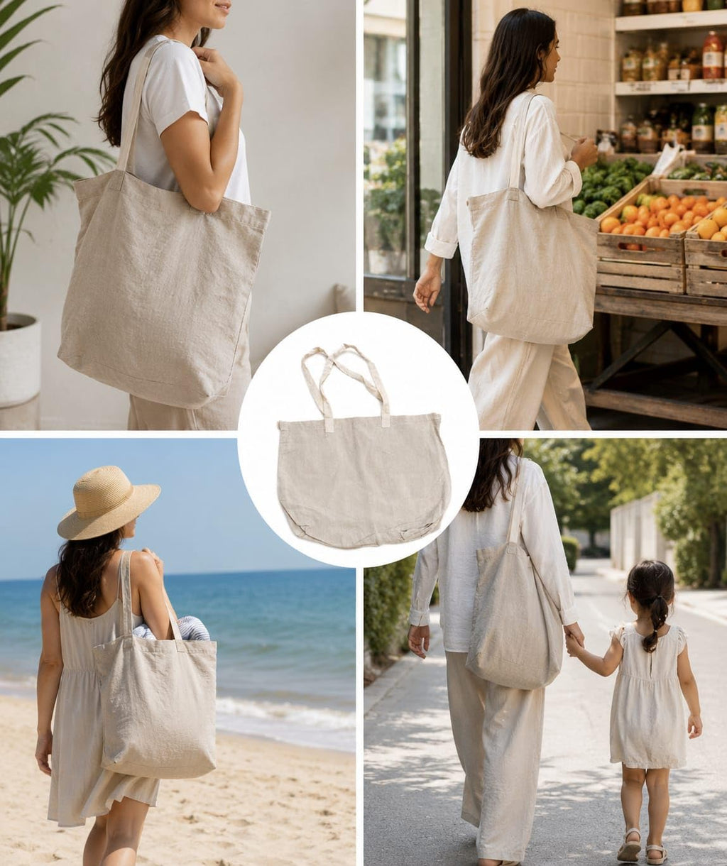 Cotton Bag/Tote Bag/Carry Smart Live Green/Your Everyday Eco Bag/Simple, Strong, Sustainable