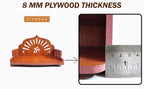 DIVOKAH® Plywood Small Wooden Temple for Home Office and Shop/sinhasan/Pooja Stand/Hindola (8.5 in * 6 in * 5.5 in) (8 MM Plywood Thickness) WDN OMSUN