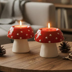 HearthEase Tea Light Candle Holder Set of 2 Ceramic | Handcrafted Decorative Votive Stand, Diya Holder for Home Decor, Table Decor, Garden Decor, Diwali Decoration, Housewarming Gift