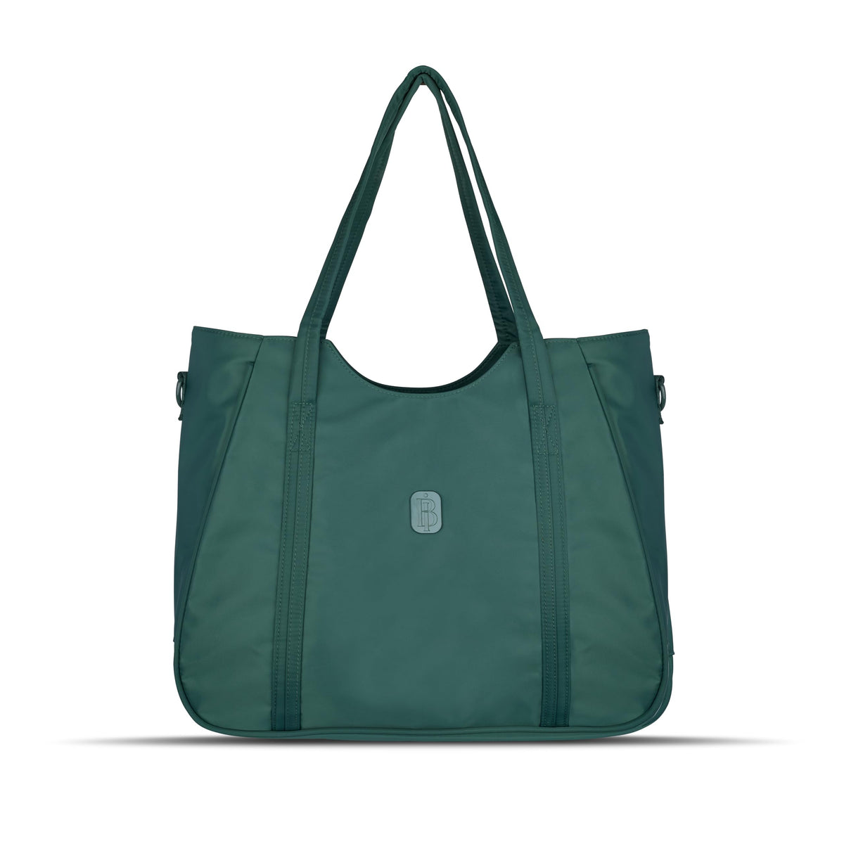 Women’s Tote Bag with Zipper & Adjustable Shoulder Strap – Lightweight Large Handbag for Work, Travel & Daily Use (GREEN)