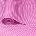 ElastPro EVA Food Grade Washable Anti Slip Mat/Sheet for Fridge, Shelf Liner, Table, Kitchen Drawer mat (Pink Crossed Stripe, 10 Meter) Kafalo