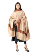 Naureen Women Pashmina Blend Shawl with Kashmiri Embroidery, Warm and Soft, 40x80 inch