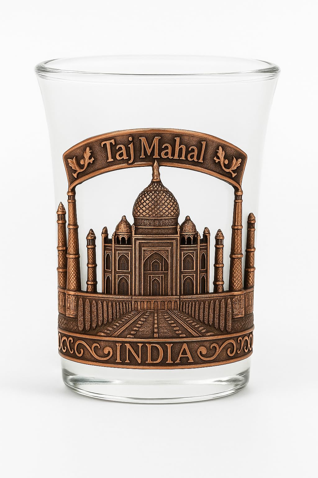 CRAFZO Shot Glass Copper,Perfect Antique Souvenir for Home Decorative Item, Gifts and Travel