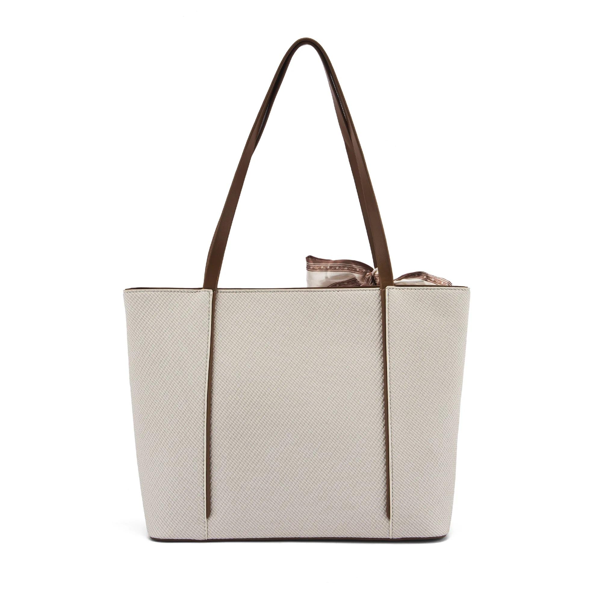 Lino Perros Avril Grace Off-White Tote Bag
