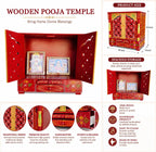 Kamdhenu Art and Craft Wooden Temple/Home Temple/Pooja Mandir/Pooja Mandap/Temple
