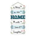 Artvibes Bless Our Home Wooden Wall Hangings Decor For Home | Bed Room | Decor Hanging Ornaments | Home Quotes Wall Hanging | Modern Decor Items | Wall Poster | Artworks Hangings | Gift (WH_6604N)
