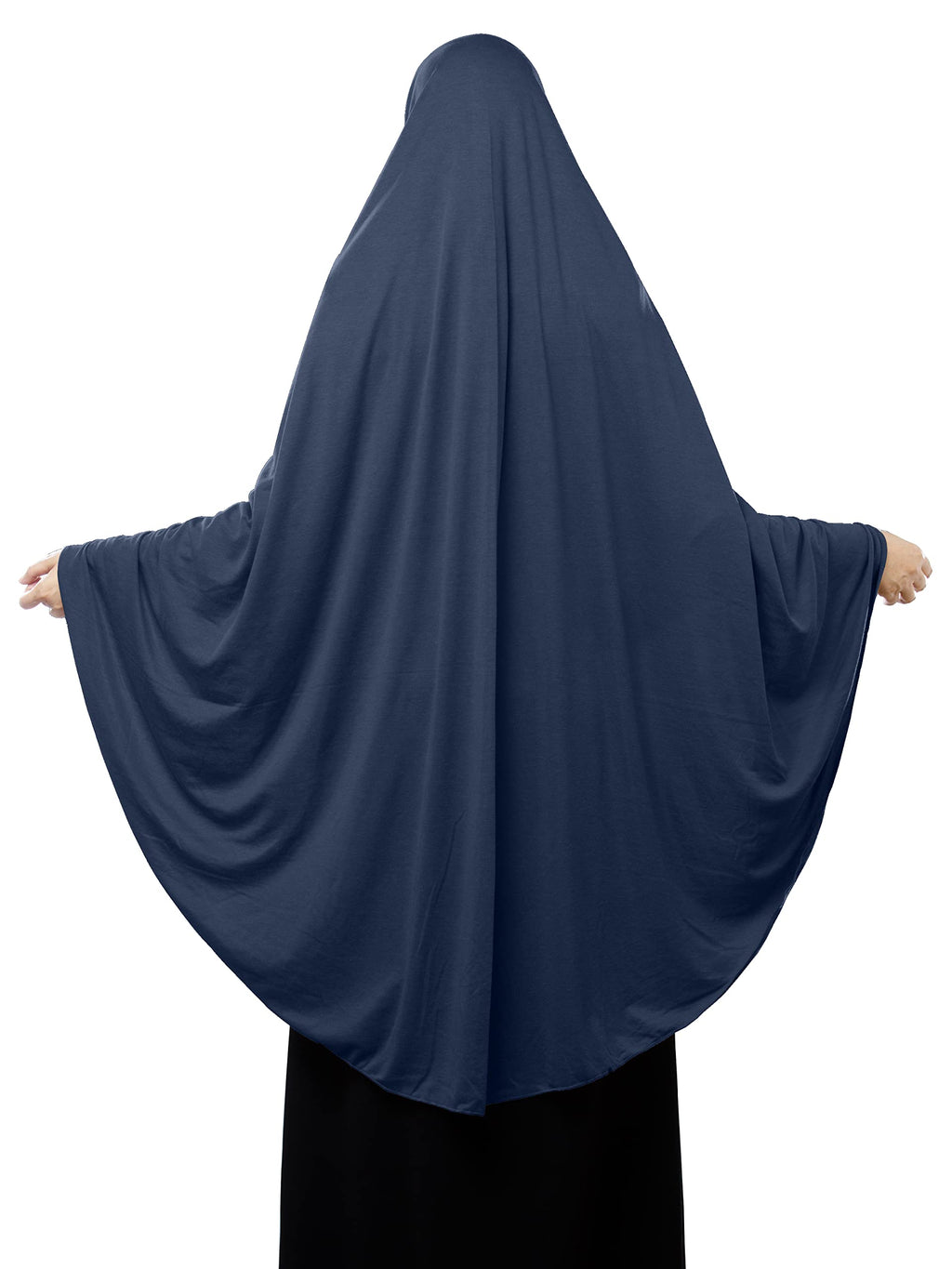 Mehar HIJAB'S MUSLIM MODEST WOMEN'S STYLISH ZAKIA HIJAB (Grey, X-Large)