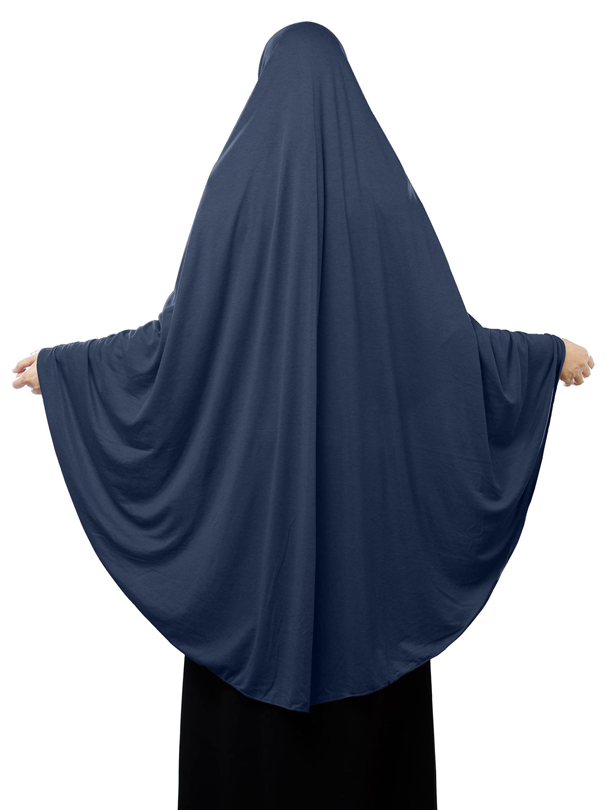 Mehar HIJAB'S MUSLIM MODEST WOMEN'S STYLISH ZAKIA HIJAB (Grey, X-Large)