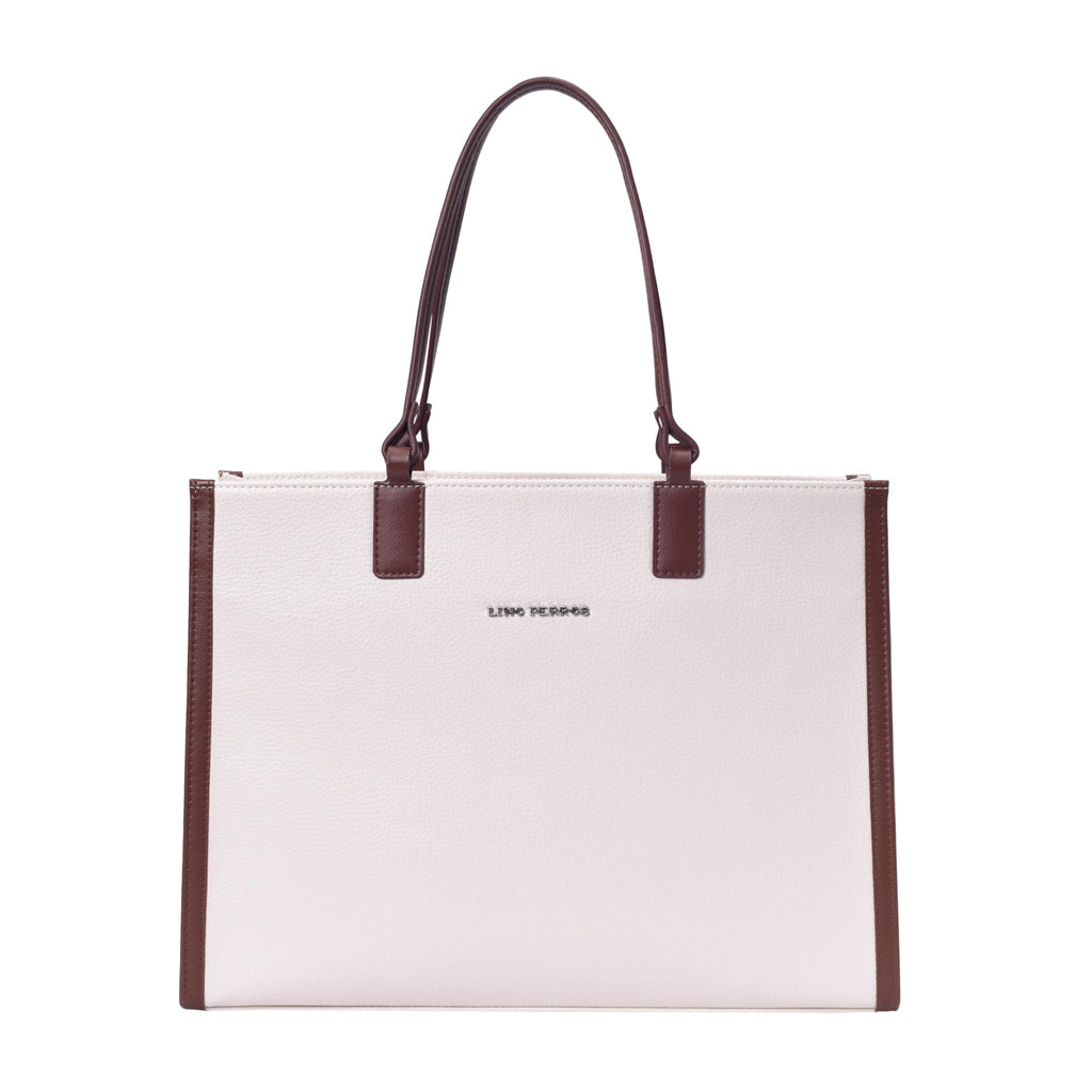 Lino Perros Women Off white Tote Bag