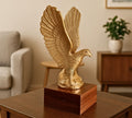 DSH DSH Flying Eagle Statue Sculpture Decorative Handmade Garuda Statue for Home Decor Office Table Decoration Handcrafted Showpiece (Medium)