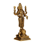 ARTVARKO Brass Lord Murugan Kartikeya Murugana Kumaraswamy Karthikeya Standing Idol Swaminatha Skanda Murti Swami Ji Height 8 Inches