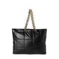 Haute Sauce Women black quilted tote bag (HSHB1263)