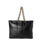 Haute Sauce Women black quilted tote bag (HSHB1263)