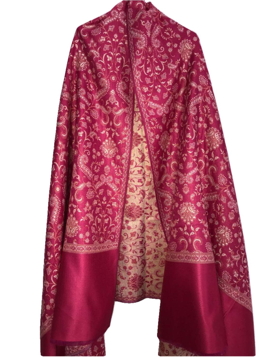 Krish Jamawar Shawl Stole For Women (Pink)