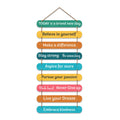 Artvibes Today Is New Day Wooden Wall Hanging for Home | Wall Design | Wall Poster | Quotes | Paintings | Craft For Everyone | Quote Gifts | Handcrafted | Bedroom | Living Room (WH_9311N)