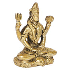 ARTVARKO Brass Shiva Mahadev Bholenath Tridev Shiv ji murti Statue for Home Office Temple & Gift(5.5x3x7.5 cm)