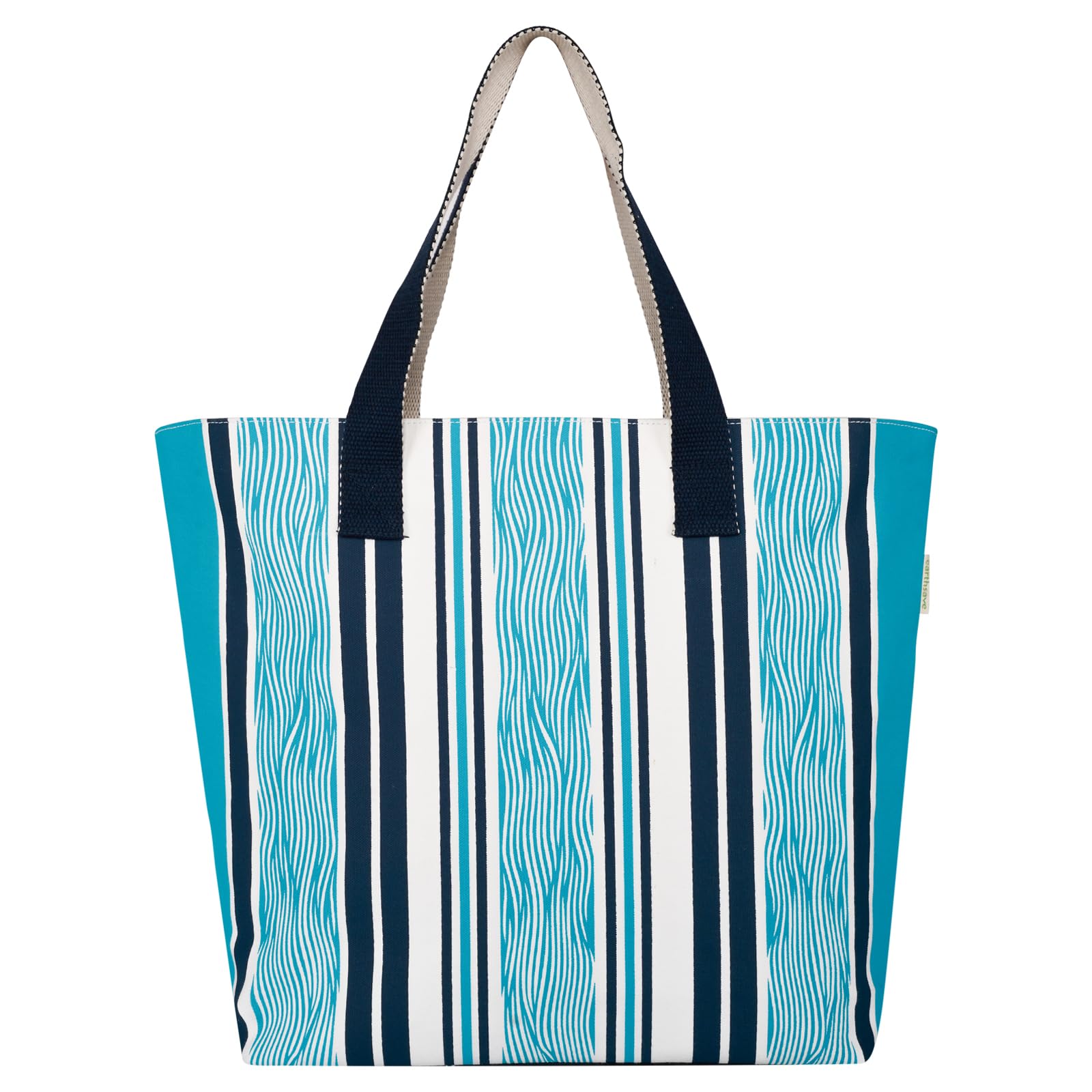 earthsave All Purpose Tote Bag - Blue Bark | Printed Organic Multipurpose Cotton Bags | Cute Hand Bag for Girls | Best for College, Travel | Reusable Shopping Bag | Eco-Friendly Tote Bags