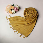 STOLE STUDIO Elegant Luxurious Sequence Viscose Stole Scarf (Yellow)