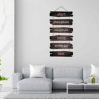 Artvibes Start Where You Are Wall Hanging Wooden Art | Quotes Decor Item | Wall Poster | Office Wall Decoration Items | Inspirational Quotes Wall Art | Mdf Wall Decoration | Gift Items (WH_3224N)