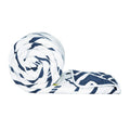 Divine Casa Microfiber All Weather 120 GSM Reversible Single Bed Size Comforter/Blanket for Winter/Quilt (230 X 140 cm, Dark Blue and Grey) Kafalo