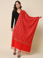 Pashmoda Women Shalimaar Embroidered Stole (Size 71X203 CM)