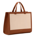 Miraggio Rebecca Tote Bag | Fits Upto 14 Inches Laptop With Adjustable & Detachable Strap | Office Tote Bag For Women Big Totes For Work & Travel (Ivory)