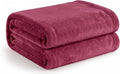 Cotton Bolls Textiles Cozy Plush AC Blanket for Single Bed, Lightweight All Season Blanket, Ultra Soft Blanket for AC Room, Mild Winter, Can Be Used as Bedsheet in Winter, 60x90 Inches, Maroon Kafalo