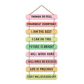 Artvibes Self Motivation Quotes MDF Wood Wall Hanger Ornaments | Quotes Decor Item | Motivational Wall Decor | Wall Poster | Graphic Art | Gift Items | Office Wall Decoration Items (WH_9304N)