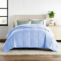 ALISHIBA CASA Hotel Collection 150 GSM All Season Comforter Single Bed AC Blanket/Quilt/Rajai Soft & Breathable Microfiber Lightweight (60 X 90 Inches) - Single Bed Comforter - Sky Blue Color Kafalo