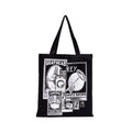 Dedh Shana The Jhola 2.0 - Maachis - Tote Bag, Off-white, 100% Cotton Canvas, 35.5x40.5 cm, 10 Litres (Koyla Black)