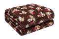Gullivar Flannel AC Blanket (78x88 Inches)– 155 GSM (Brown) Kafalo