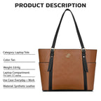 Lavie Signature Women's Harisburg Colourblock Tote Laptop Bag | Tote Laptop Bag for Work | Ladies Purse | Stylish Shoulder Bag | Gift for Women