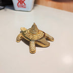 KridayKraft Meru Kachua (Turtle) for Vastu Feng Sui,Kachhua Yantra for Good Luck & Evil Eye Protection,Metal Tortoise Staute Animal Showpiece Figurine & Gifting Items...