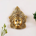 KridayKraft Durga Maa Face,Shero vali ma Metal face for Navratri Pooja,Temple Pooja,Decor Your Home & Office,Religious Idol Gift Article,Showpiece Figurines...