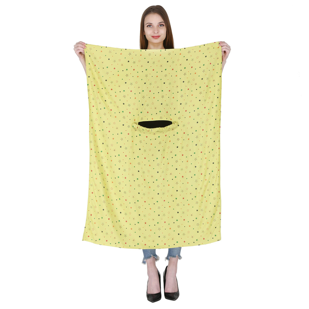 7 season's Cotton Scarf Cum Mask Universal Size Usable For Vehicle Driver For Sunlight UV Protection White Printed Design (Mehndi - S), Female