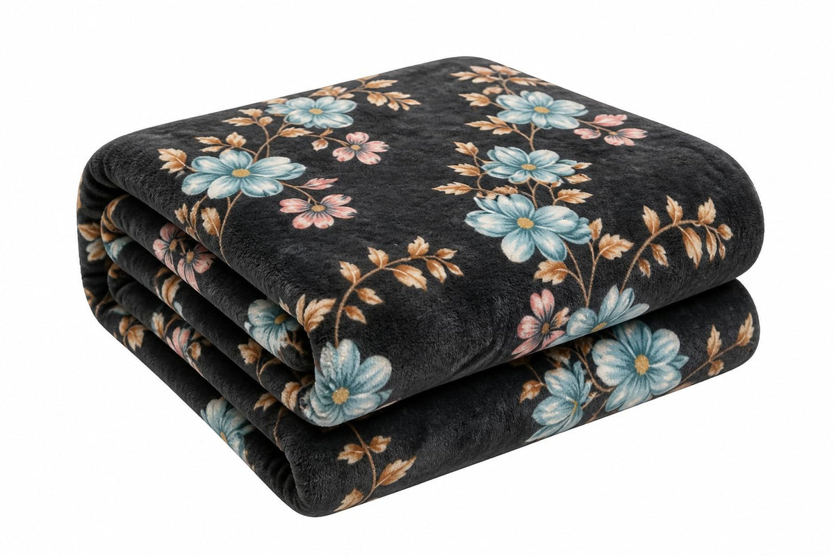 Gullivar Flannel AC Blanket (60x88 Inches) – 155 GSM Lightweight Ultra Soft Cooling Blanket, Multipurpose AC Blanket & Warm Top Sheet for Single Beds, Breathable & Cozy (Grey, 1.0, Count, 1) Kafalo
