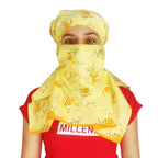 Switchon Export quality Cotton Innovative scarf hijab with closer Hook and Loop Tape- Multi (Multicolor11)