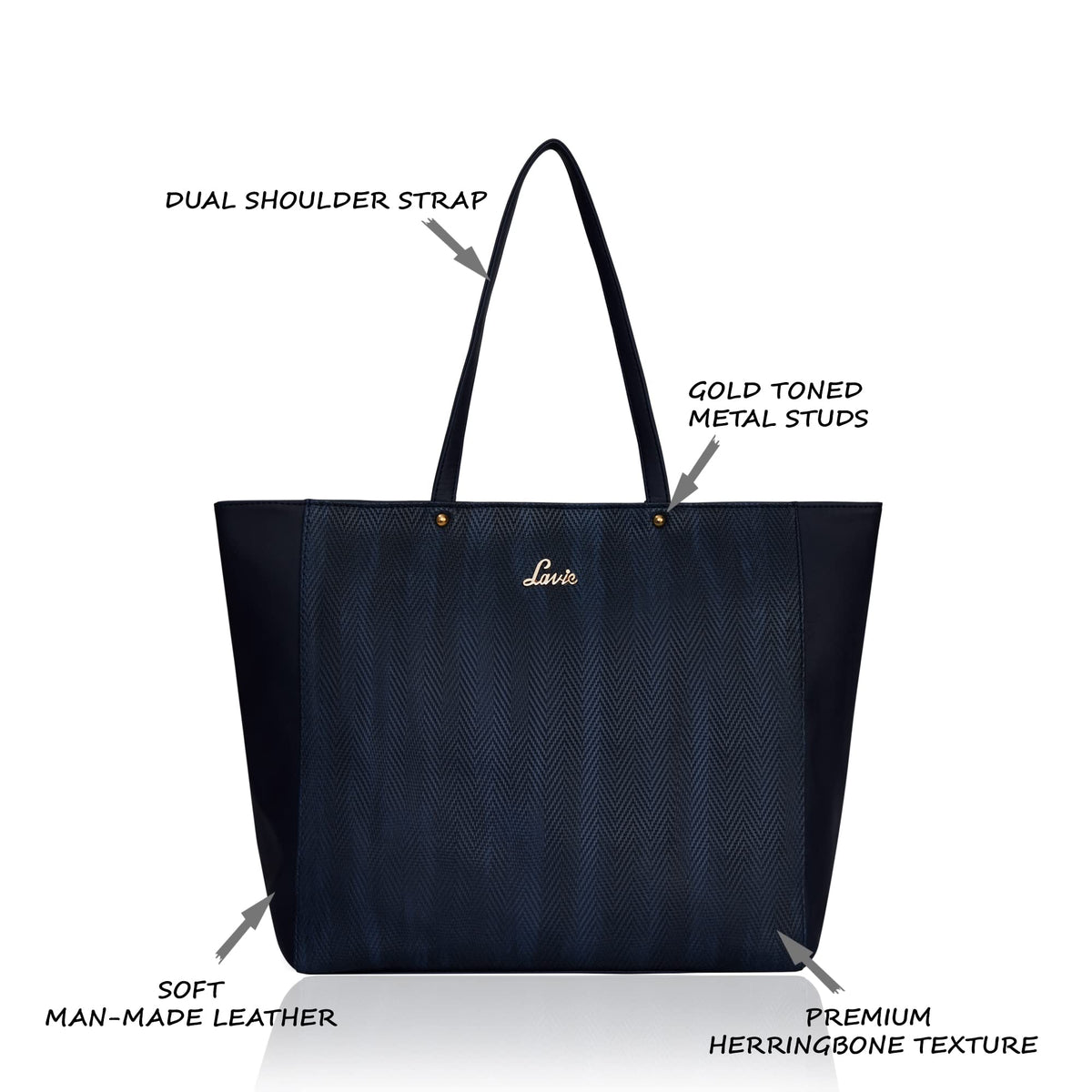 Lavie Women's Malnov Tote Bag (Navy Blue)
