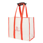 BLACKBOXES Big Eco Cotton Canvas Shopping Bags for Carry Milk Grocery Fruits Vegetable with Reinforced Handles jhola Bag - Kitchen Essential