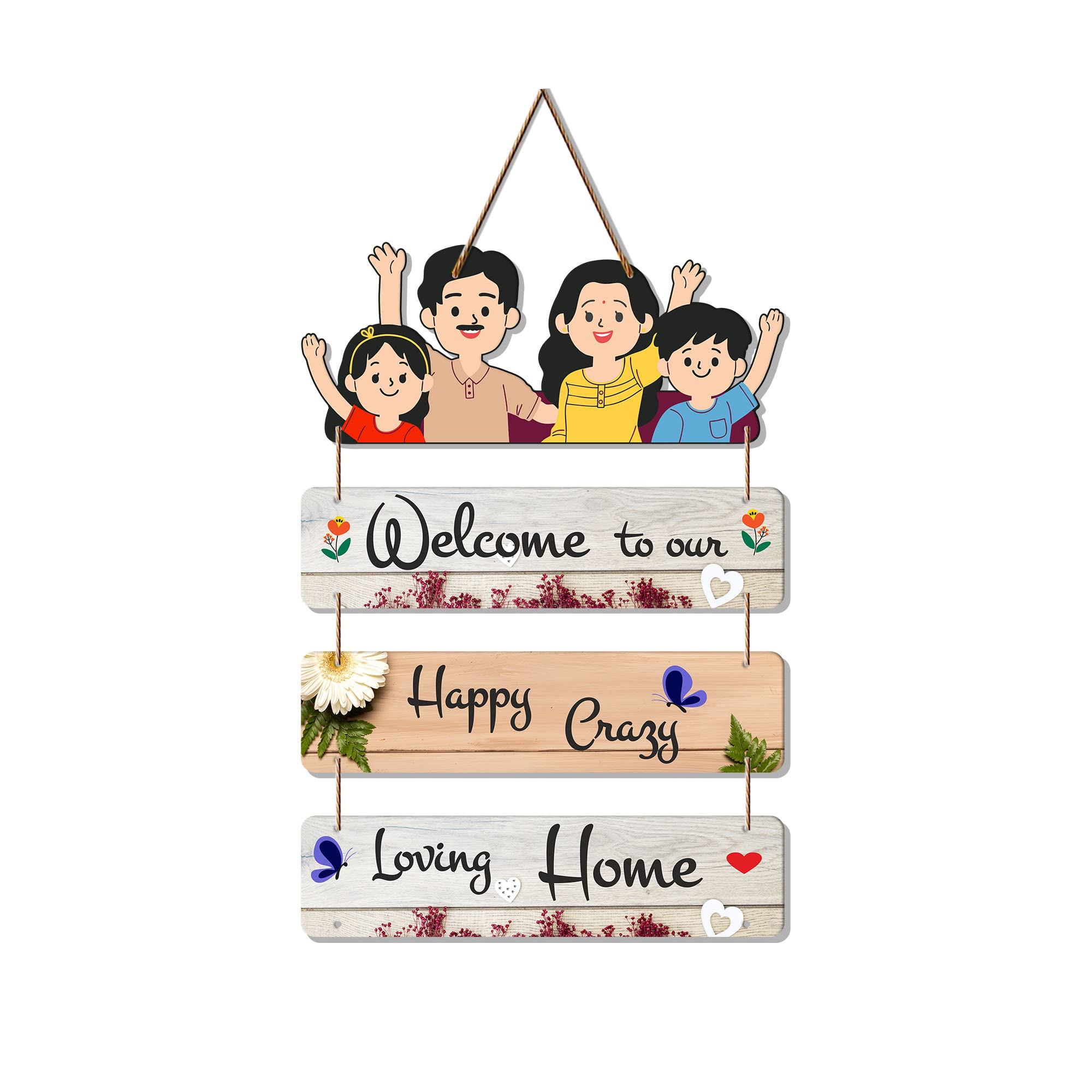 Artvibes Home Quote Wooden Wall Hangings Decor For Home | Bed Room | Quotes Decor Item | Home Quotes Wall Hanging | Modern Decor Items | Wall Poster | Artworks Hangings | Unique Gift (WH_6906N)