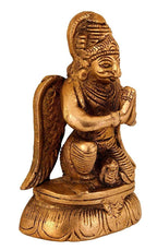 ARTVARKO Brass Garuda Idol Statue Vishnu's Vehicle Eagle Height 3.5 