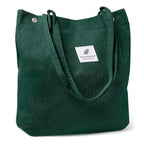 PALAY Corduroy Tote Bag for College Girls, Large Handbag